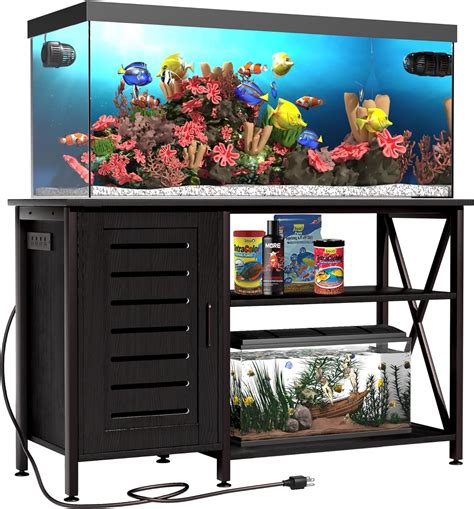 Amazon Herture Gallon Fish Tank Stand Aquarium Stand With