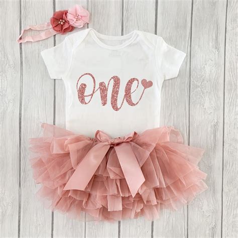 First Birthday Outfit 1st Birthday Girl Outfit Cake Smash Etsy