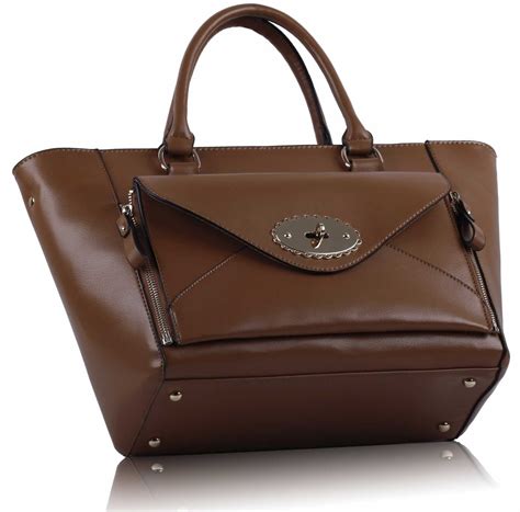 Wholesale Brown Fashion Tote Handbag