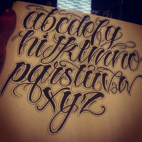 Pin By Олег КОКОН On Chicano Tattoo Fonts And Art Lettering Styles