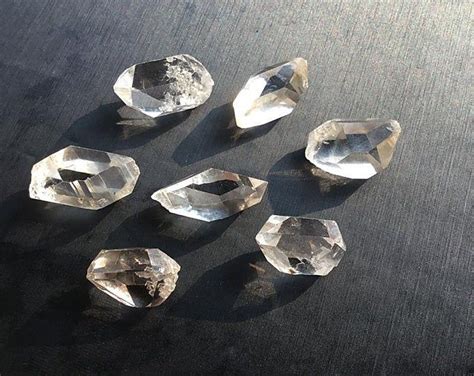 Herkimer Diamond Quartz Crystals Jewelry Grade Natural Etsy