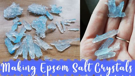 Diy Making Epsom Salt Crystals Easy Youtube