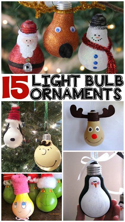 Maybe you would like to learn more about one of these? Creative Christmas Light Bulb Ornaments - Crafty Morning ...