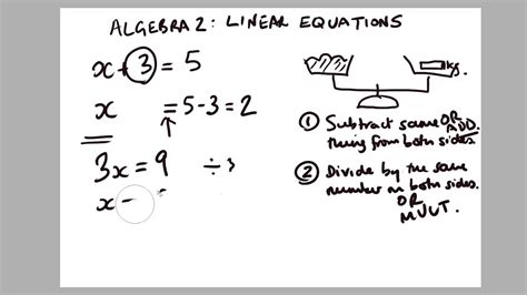 Es sind fu¨r diese studierenden mindestens 27 punkte notwendig, um die klausur zu bestehen. MATHS IN GAMES Algebra 2 - Linear Equations - YouTube