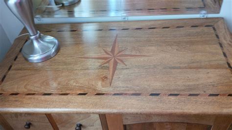 Another Beautiful Mango Wood Table With Inlay