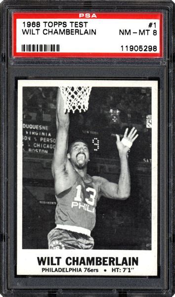 We are always interested in purchasing your unwanted collectibles and antiques. 1968 Topps Test Wilt Chamberlain | PSA CardFacts™