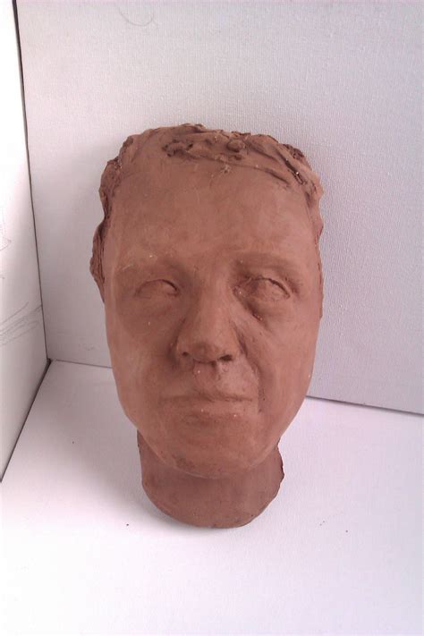 Final Clay Face Clay Face Art Sculpture