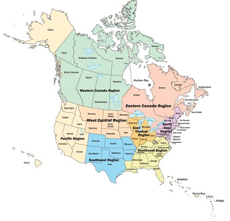 Mapa Politico De Canada Y Estados Unidos Images