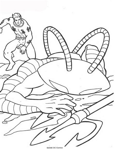 Later you can print it and color it as you like. Kids-n-fun.com | 62 coloring pages of Aquaman