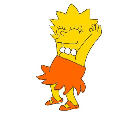 Lisa Simpson Dance Drawception