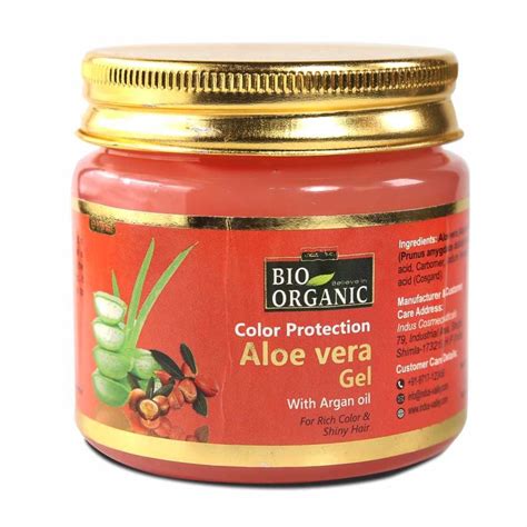 Buy Indus Valley Bio Organic Color Protection Aloe Vera Gel With Argan