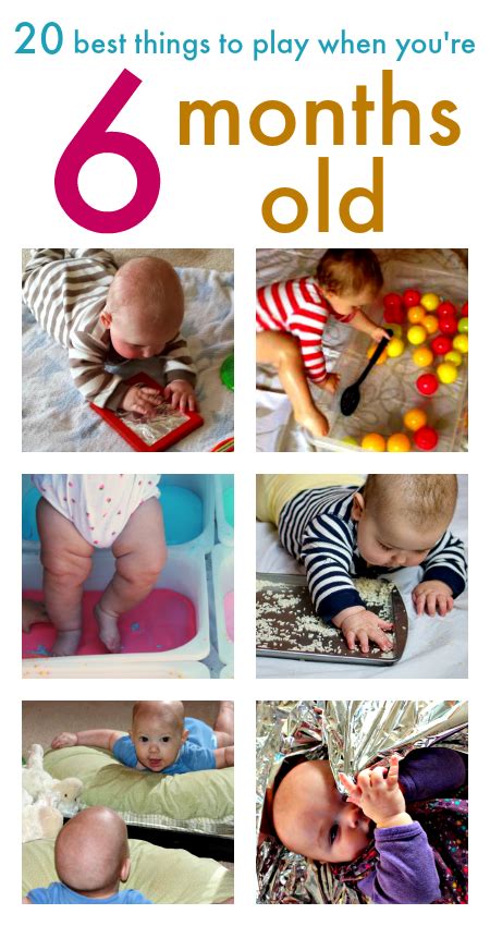 Fun Activity For 6 Months Old Developmental Activities For Your 0 To