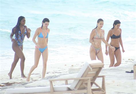 Kendall Jenner In Blue Bikini 2016 22 Gotceleb