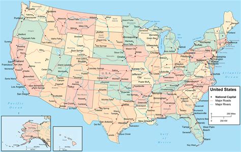 Large detailed map of usa with cities and towns. United States News Articles - US News Headlines and News Summaries