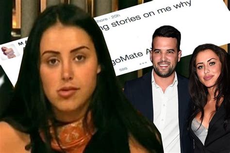 Geordie Shores Marnie Simpson Hits Back To Claims Ex Ricky Rayment Made About Her Ok Magazine