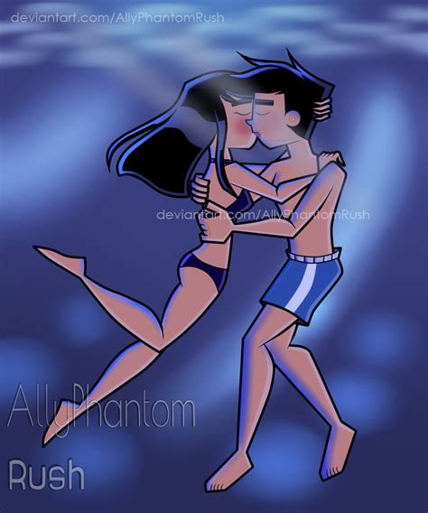 Kiss On The Ocean Remake By Allyphantomrush Danny Phantom Cartoon Pics Vintage Cartoon