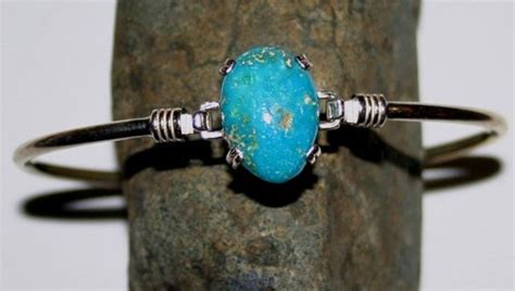 Bracelets Featuring Nevada Outbacks Natural Turquoise Silver