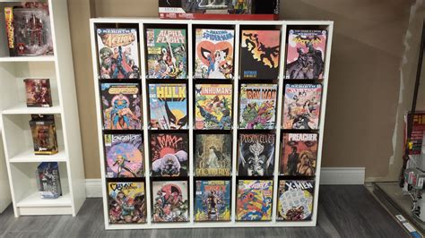 The Custom Comic Book Cabinet I Built For My Hubby Made Using 34 In