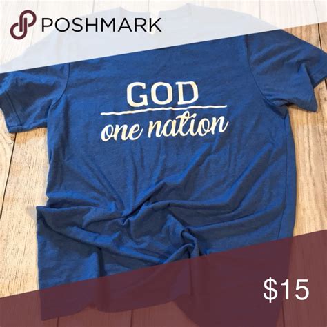 One Nation Under God T Shirt Long Sleeve Tshirt Men Shirts T Shirt
