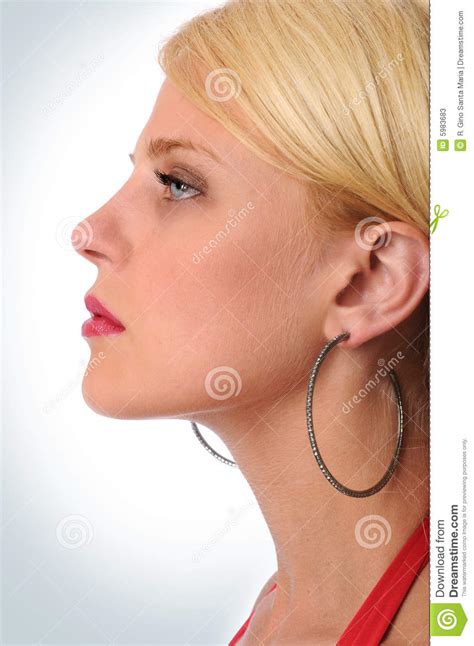 Profile Of Beautiful Woman Stock Photos Image 5983683