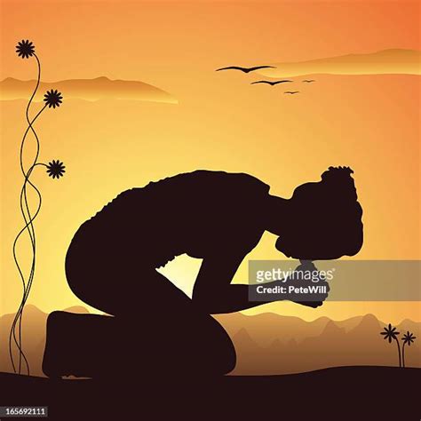 Woman Prayer High Res Illustrations Getty Images
