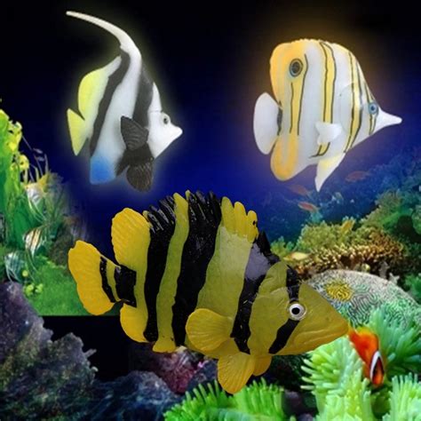 Artificial Fish Aquarium Ornament Silicone Simulation Fish Tank