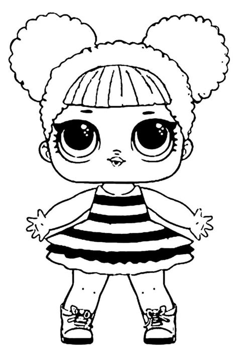 Lol Doll Coloring Pages Queen Bee | Coloring Page Blog