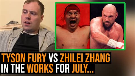 🔥tyson Fury Vs Zhilei Zhang In The Works For July Youtube