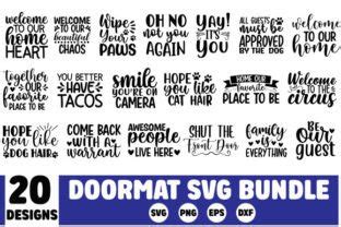 Doormat SVG Bundle Graphic By DesignSquare Creative Fabrica