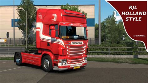 Rjl Scania Holland Skin V10 Mod Euro Truck Simulator 2 Mod Ets2 Mod