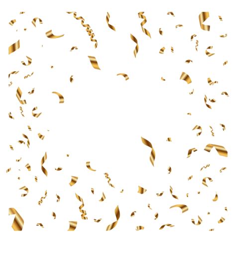 Gold Confetti Png Image Background Png Arts Images And Photos Finder