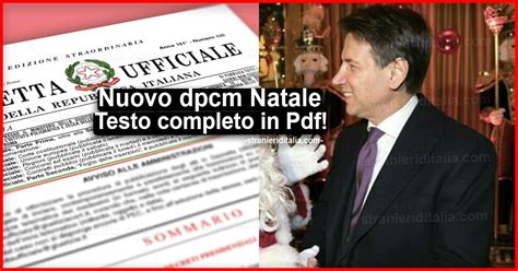 Ci si potrà spostare solo tra regioni gialle? Nuovo dpcm Natale 2020: Testo completo in Pdf (Gazzetta ...