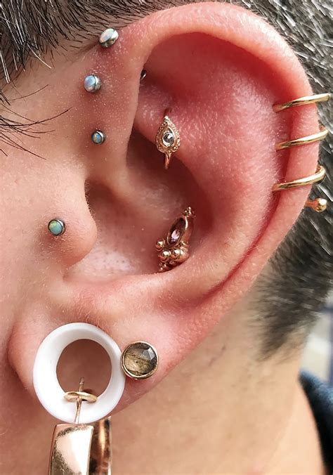 Ear Piercings For Cartilage Earring Tragus Stud Ear Piercings