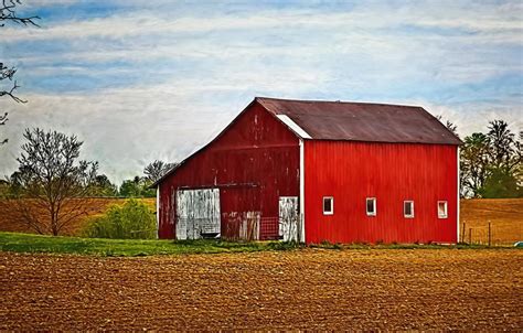 Red Barn Rustic Free Image Download