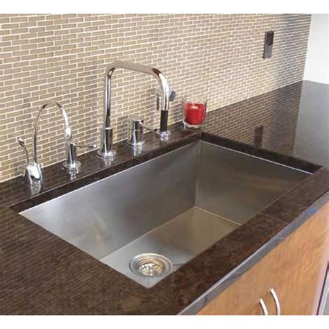 The kitchen sink, your silent hero. 36 Inch Stainless Steel Undermount Single Bowl Kitchen ...