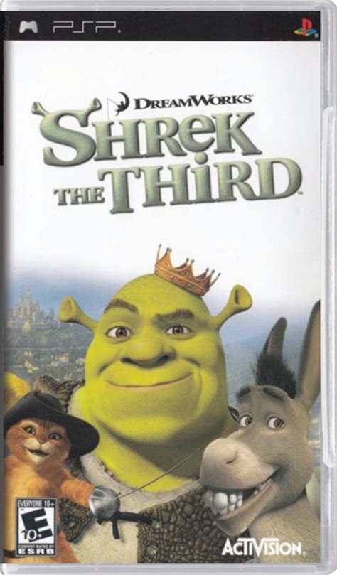 Shrek The Third For Sony Psp Tvgc