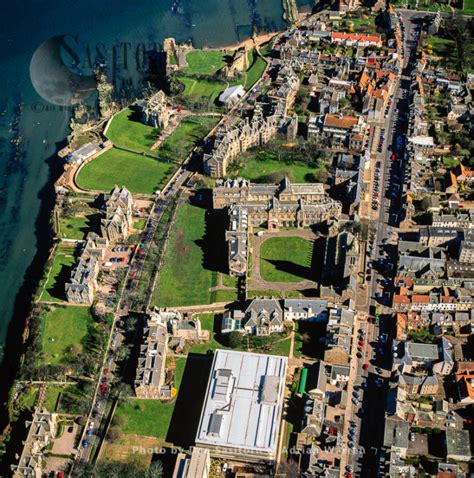 St Andrews Town And Castle And Former Royal Burgh On The East Coast Of