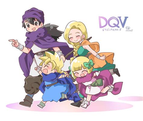 Bianca Heros Daughter Hero Tabitha And Heros Son Dragon Quest And 1 More Drawn By
