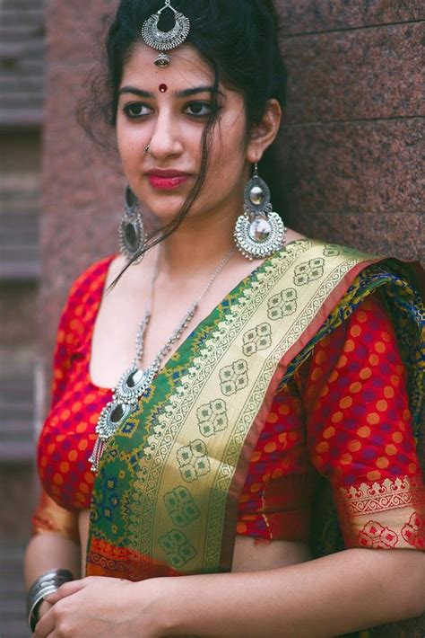50 Hottest Hd Photos Of Beautiful Indian Women In Saree Velvet Blouse Design Indian Women