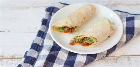 Vegetarische wraps met linzen