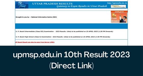 10th Result 2024 Name Wise Direct Link यूपी बोर्ड 10वीं