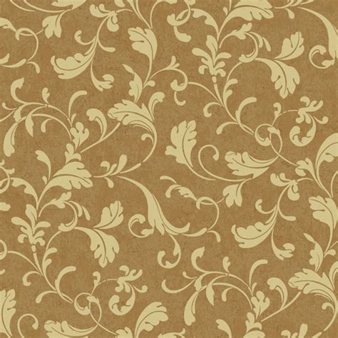 🔥 Free Download Gold Gold Tuscan Leaf Scroll Wallpaper Wall Sticker
