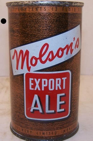 Molsons Export Ale All Original Can Grade 1 To 11 Vintage Beer