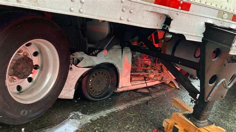 Portland Driver Somehow Survives Getting Run Over By Semi Truck