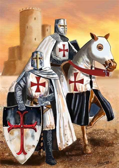 Fernando Calzada Illustrations The Knights Templars Crusader Knight