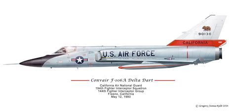 F 106a Delta Dart California Air National Guard