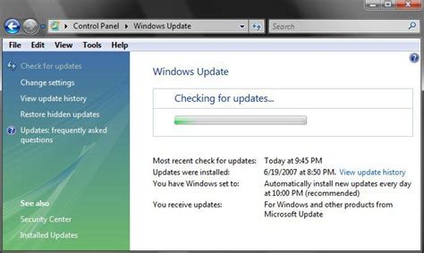 Windows Update Vista Forums