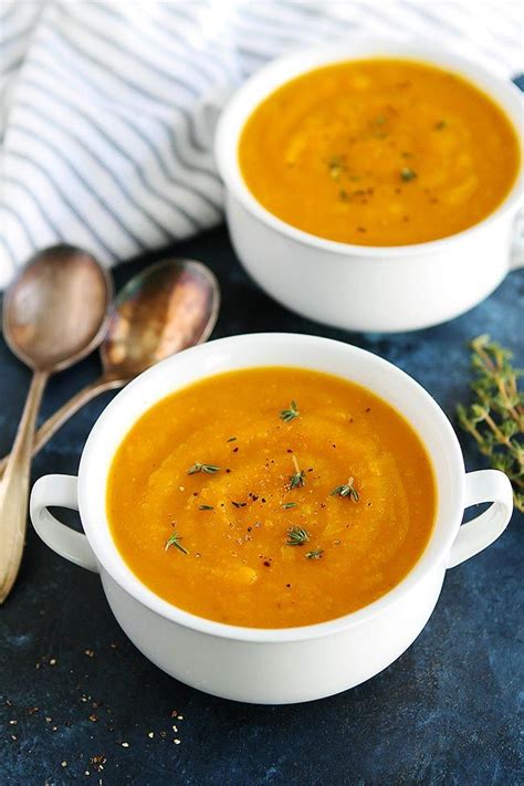 Easy Butternut Squash Soup made in the Instant Pot is the perfect