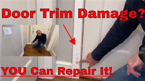 How To Repair Damaged Door Trim