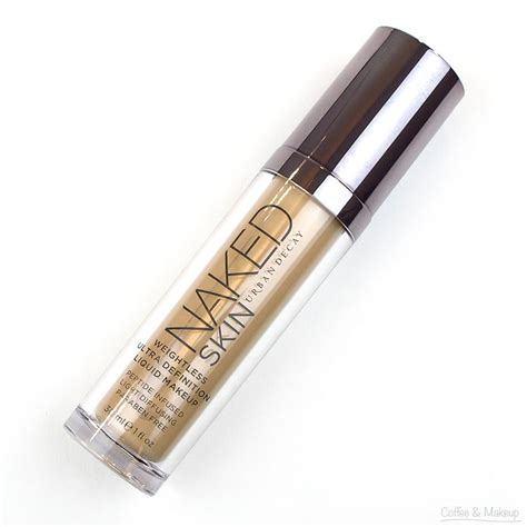 Urban Decay Naked Skin Foundation Review Coffee Makeup